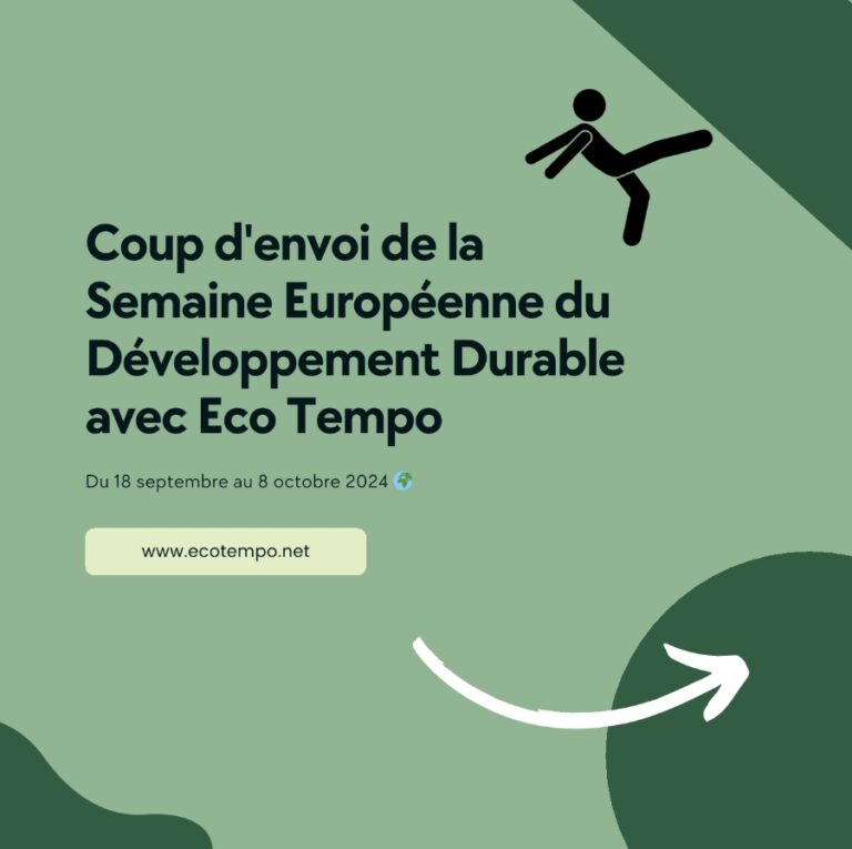 Demarrage de la semaine européenne du développement durable